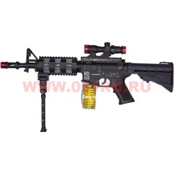 Игрушка Автомат M-16 со звуком 51 см длина с треногой - фото 56661
