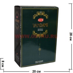 Благовония HEM Vandami Masala - фото 56726