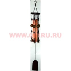Музыка ветра (KL-1331) 4 трубки 5 колокольчиков - фото 56748