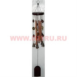 Музыка ветра (KL-1330) 5 трубок 5 колокольчиков - фото 56762