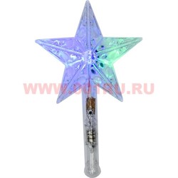 Палочка-звезда светящаяся 3 режима 23,5 см длина - фото 56797