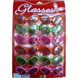 Очки для девочек "Glasses"12 штук в упаковке - фото 57507