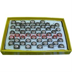 Кольца (K-84) Мусульманские с печаткой цена за упаковку из 50шт - фото 58727