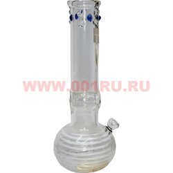 Бонг стеклянный (GB-126) высота 30-31 см цвета в ассортименте - фото 58743