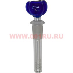 Трубка (насадка) для бонга "цветок" 12 см длина - фото 58797