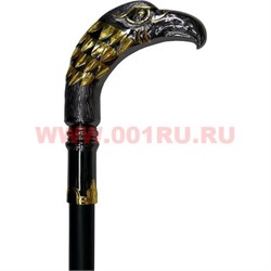 Трость "орел" 90 см с металлической рукоятью и стилетом внутри трости - фото 59328