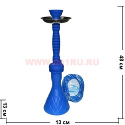 Кальян Фараон силиконовый 48 см, цвета в ассортименте - фото 59399