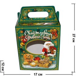 Коробка подарочная новогодняя для конфет, цена за 12 штук - фото 59515