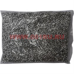 Бусы для рукоделия "рис" 3х6 мм "стальной" 500 гр - фото 59539