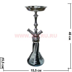 Кальян Magix на резьбе на 1 трубку (3 цвета) 46 см - фото 60037