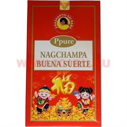 Благовония Ppure Nagchampa Good Luck 15 гр, цена за 12 шт (Удача) - фото 60123