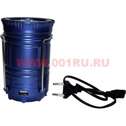 Фонарь-лампа (JY-5700T) раздвижная (60 шт/кор) зарядка 220В и USB - фото 60464