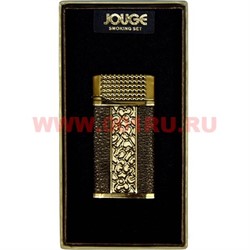Зажигалка газовая Jouge «в коже» 2 режима - фото 60506