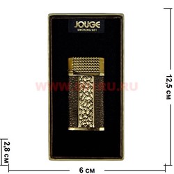 Зажигалка газовая Jouge «в коже» 2 режима - фото 60507