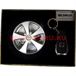 Набор Borui «Пепельница и зажигалка-фонарик» в подарочной коробочке - фото 60582