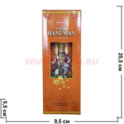 Благовония HEM "Veer Hanuman" (Шри Хануман) 6 шт/уп, цена за уп - фото 60615