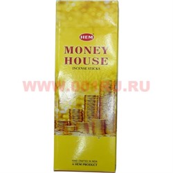 Благовония HEM "Money House" 6 шт/уп, цена за уп - фото 60653