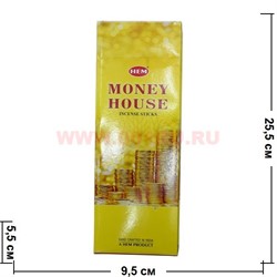 Благовония HEM "Money House" 6 шт/уп, цена за уп - фото 60654