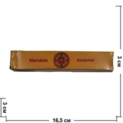 Благовония тибетские Mandala коричевые 45 палочек безосновные - фото 60666
