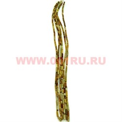 Нитка бусин яшма "цилиндрики" цена за 1 нитку, натуральный камень - фото 60713