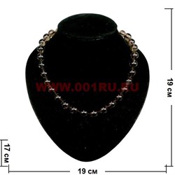 Бусы из топаза 14 мм - фото 61094
