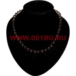 Бусы из топаза 8 мм - фото 61095