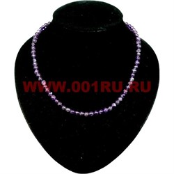 Бусы из аметиста 6 мм - фото 61135