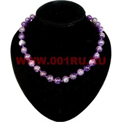 Бусы из аметиста 12 мм - фото 61149