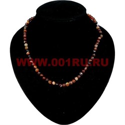 Бусы из сердолика 6 мм - фото 61197