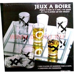 Игра «Пьяные крестики-нолики» круглые стопки малые - фото 61241