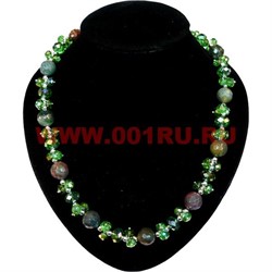 Бусы из яшмы и циркония - фото 61265