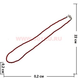 Бусы из натурального коралла "Шар" 3 мм - фото 61432