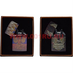Зажигалка USB разрядная «два рисунка орлы» под бензиновую - фото 61592