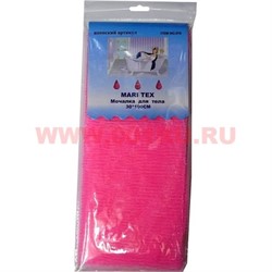 Мочалка для тела Safi Tex 30х100 см, цвета в ассортименте, цена за 12 шт - фото 61817