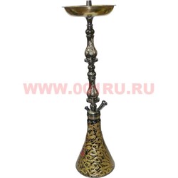 Кальян сирийский 63 см (шахта металл темный роспись) в ассортименте - фото 61907