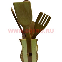Набор для кухни из бамбука из 5 предметов - фото 62305