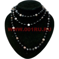 Бусы 125 см из агата 8 мм - фото 62509