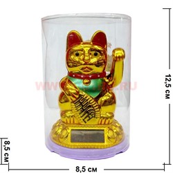 Кот Манеки-неко на солнечных батарейках 12,5 см - фото 63413