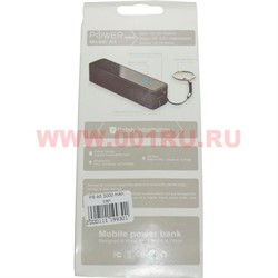 Внешний аккумулятор Power Bank 3000 mAh цвета в ассортименте - фото 64097