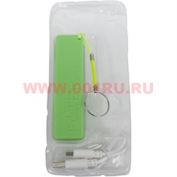 Внешний аккумулятор Power Bank 3000 mAh цвета в ассортименте - фото 64099