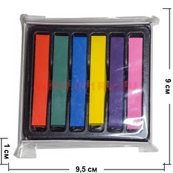 Мелки для волос Hair Chalk 6 шт/уп - фото 64541
