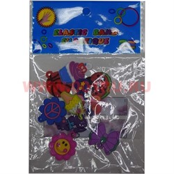 Фурнитура резиновая для браслетов Loom Bands 10 шт - фото 64662