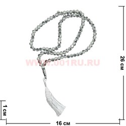 Четки белые длина 40 см 12 шт/упаковка - фото 64680