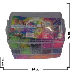 Резиночки Loom Bands 9000 штук "большой чемоданчик" - фото 65008