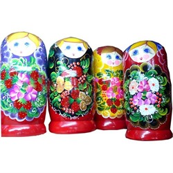Матрешка десятка 25 см Большая в ассортименте - фото 65065