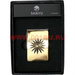 Зажигалка Shayu со спиралью с зарядкой от USB "узоры" - фото 65474