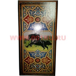 Нарды "Лошадь" деревянные 40х20 см - фото 65696