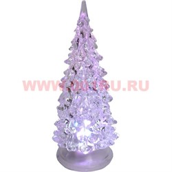 Новогодняя игрушка "Ёлка" (652) 15 см (батарейки внутри), 240 шт/кор - фото 66471