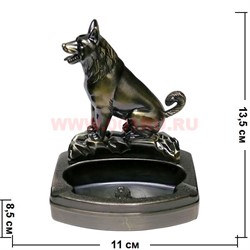 Пепельница с зажигалкой "Волк" - фото 67106