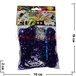 Резинки Loom Bands "цвет чернила" 600 шт, цена за 12 уп - фото 67140